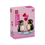 Kit de construction - lego - 40886 - d�coration saint - valentin - 2 manchots articul�s - 8 +