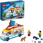 Lego 60253 city le camion de la marchande de glaces jouet avec figurine de skateur et de chien pour les ...