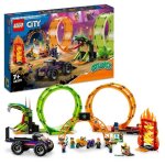 Lego 60339 city stuntz l?arène de cascade avec double looping monster truck jouet avec moto figurine ... Lego 60339 city stuntz l?arène de cascade avec double looping monster truck jouet avec moto figurine ...
