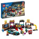 Lego® city 60389 le garage de customisation, jouet de voitures, atelier et minifigurines Lego® city 60389 le garage de customisation, jouet de voitures, atelier et minifigurines