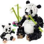 Lego creator 31165 animaux sauvages : la famille de pandas cadeaux jouets objets de collection 8 +