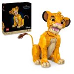 Lego disney classic 43247 simba le jeune roi lion figurine d?animal collector