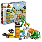 Lego duplo ma ville 10990 le chantier de construction jouet grue bulldozer et bétonnière Lego duplo ma ville 10990 le chantier de construction jouet grue bulldozer et bétonnière