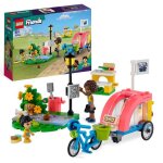 Lego friends 41738 le vlo de sauvetage canin, jouet enfants 6 ans, avec figurine de chiot