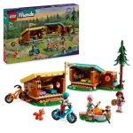 Lego friends 42624 les cabanes chaleureuses de la base de loisirs - set sur la nature