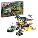 Lego jurassic world 76966 missions dinosaures : le camion de transport de l?allosaure