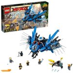 Lego ninjago - foudre jet 70614 - noir - a monter soi - mme - enfant - 8 ans