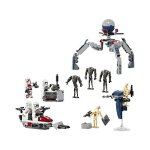 Lego star wars 75372 pack de combat des clone troopers? et dro�des de combat cadeaux jouets objets de ...