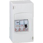 Tableau électrique - legrand - pré - équipé - 1 contacteur 230v - 2 disjoncteurs - 4 modules Tableau électrique - legrand - pré - équipé - 1 contacteur 230v - 2 disjoncteurs - 4 modules