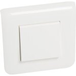 Legrand interrupteur simple mosaic avec plaque 10 a blanc
