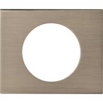 Legrand plaque céliane finition métal pour 1 poste - inox brossé Legrand plaque céliane finition métal pour 1 poste - inox brossé