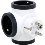 Legrand triplite fb 3x2p + t premium prises latrales rotative - blanc