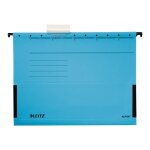Leitz alpha dossier suspendu base - v a4  onglets bleu - 19863035