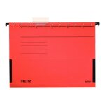 Dossier suspendu - leitz - alpha - a4 - rouge - base - v - onglets