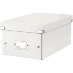 Bo�te de rangement dvd - leitz - click&store - blanc - 190x135x320 mm - facile � monter