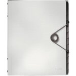 Leitz solid - trieur - 12 compartiments - 12 positions - a4 - pour 200 feuilles -  onglets - blanc