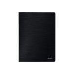 Leitz style porte vues 20 pochettes a4 pour 40 feuilles noir satin