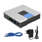 Lek passerelle voip t�l�phone internet 2 ports adaptateur sip rj45 c�ble pour linksys pap2t prise ue ...