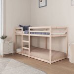 Lemon�s�parable en deux lits simples - lit superpos� enfant - sans matelas - 90x200cm - bois de pin massif ...
