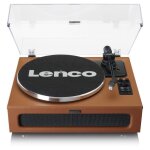 Lenco ls - 430bn - platine vinyle avec 4 haut - parleurs incorpors - marron