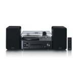 Lenco mc - 760bk - cha�ne hi - fi avec platine vinyle et haut - parleurs - radio internet dab + fm bluetooth� ...