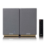 Lenco spb - 241wdgy - ensemble de 2 enceintes hifi st�r�o bluetooth� - son puissant et design �l�gant ...