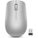 Lenovo - souris sans - fil usb 530 - 1200 dpi - ambidextre - pile aa - 65g - gris platinium Lenovo - souris sans - fil usb 530 - 1200 dpi - ambidextre - pile aa - 65g - gris platinium