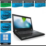 Lenovo t420 intel core i5 sous windows 11 - ssd 256 go - ram 8 go - graveud dvd - wifi - batterie neuve ...
