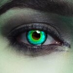 Lentilles hebdomadaires 14mm enchanteresse - 22 bleu turquoise ciel marine