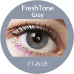 Lentilles de contact de couleur gray 3tons 12 mois sans correction
