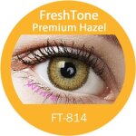 Lentilles de contact de couleur premium hazel 3tons 12 mois sans correction