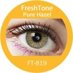 Lentilles de contact de couleur pure hazel 3tons 12 mois sans correction