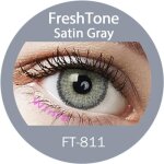 Lentilles de contact de couleur satin gray 3tons 12 mois sans correction