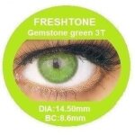 Lentilles de contact de couleur vert clair / gemsto