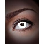 Lentilles de contact sans correction fantaisie uv blanc 1 mois adulte