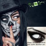 Lentilles de couleur - designlenses - blanc - halloween - cosplay - adulte