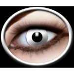 Lentilles couleur blanche - deguisement discount - pour adulte - halloween carnaval fte  thme soire ...