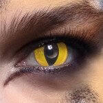 Lentilles de déguisement yellow cat - 7 jours - effets spéciaux - jaune Lentilles de déguisement yellow cat - 7 jours - effets spéciaux - jaune