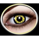 Lentilles loup garou - deguisement discount - adulte - jaune - halloween carnaval fte dguise