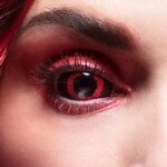 Lentilles semestrielles diable - 54 rouge bordeaux