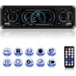 Autoradio - letouch - stéréo bluetooth - double - din - mains libres - radio fm Autoradio - letouch - stéréo bluetooth - double - din - mains libres - radio fm