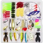 Leurre de p�che - haopyou - app�t souple - 101 pi�ces - design bionique - hame�ons en acier au carbone ...