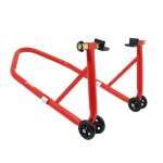 Leve - bequille moto stand p2r arriere universel acier rouge