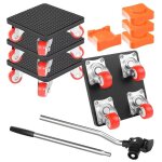 Leve meuble lourd deplace meuble kit avec roue rotative � 360 degr�s et leve meubleutilis� pour d�m�nagement ...