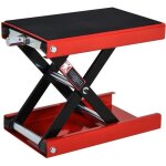 Durhand - lève moto - acier - 41x22. 5x37cm - rouge Durhand - lève moto - acier - 41x22. 5x37cm - rouge