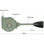 Levier accélérateur aluminium droite l 200 mm Levier accélérateur aluminium droite l 200 mm