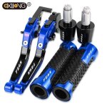 Leviers de frein etembrayage de moto poign�es de guidon extr�mit�s fz6 n pour yamaha fz6n 2004 2005 2006 ...