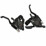 Levier - manette vtt p2r - noir - frein v - brake - transmission 3x8v