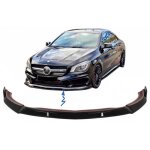 Lèvre de becquet de pare - chocs avant pour mercedes cla45 c117 x117 13 - 16 noir brillant Lèvre de becquet de pare - chocs avant pour mercedes cla45 c117 x117 13 - 16 noir brillant
