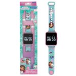 Lexibook - gabby et la maison magique - montre led connecte - bracelet ajustable